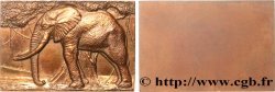 ANIMAUX Plaquette animalière - Éléphant, refrappe TTB+