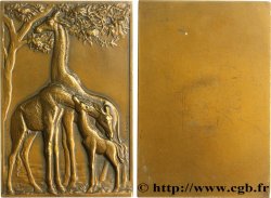 ANIMAUX Plaquette animalière - Girafes TTB+