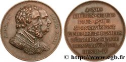LOUIS XVIII Médaille, Rétablissement de la statue de Henri IV le 28 octobre 1817 TTB+