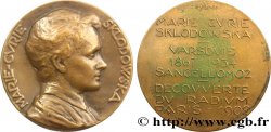 SCIENCES & SCIENTIFIQUES Médaille, Marie Curie, Epreuve d’auteur TTB