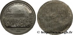 LOUIS XVI Médaille uniface, Arrivée du Roi à Paris