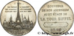 TROISIÈME RÉPUBLIQUE Médaille de l’ascension de la Tour Eiffel (2e étage) TTB+