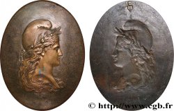 FRANKREICH Plaque, Les visages de la République, Marianne