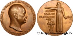IV REPUBLIC Médaille, Vincent Auriol