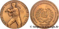 CINQUIÈME RÉPUBLIQUE Médaille, Cinquantenaire de l’organisation internationale du travail