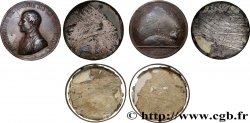 CONSULAT Médaille, paix de Lunéville, lot de deux tirages unifaces XF