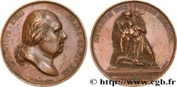 LOUIS XVIII Médaille du monument au duc de Berry