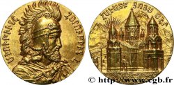 ARMENIA Médaille, Roi et Cathédrale Sainte-Etchmiadzin AU