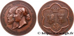 GRANDE BRETAGNE - VICTORIA Médaille, Mariage de la Princesse Helena et du Prince Christian de Schleswig Holstein