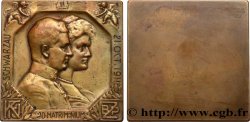 AUTRICHE - FRANÇOIS-JOSEPH Ier Médaille, Mariage de l’Archiduc Charles d’Autriche et de la Princesse Zita de Bourbon-Parme