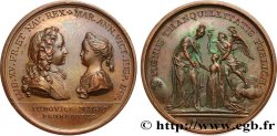 LOUIS XV DIT LE BIEN AIMÉ Médaille, Projet de mariage entre Louis XV et l’Infante d’Espagne