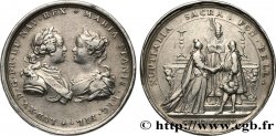 LOUIS XV THE BELOVED Médaille, Mariage de Louis XV et de Marie Leszczynska