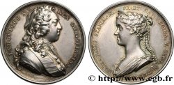 LOUIS XV THE BELOVED Médaille, Mariage de Louis XV et Marie Leszcynska