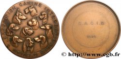CINQUIÈME RÉPUBLIQUE Médaille, Exposition canine internationale TTB+/TTB