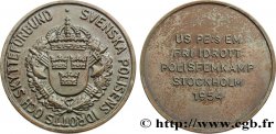 SWEDEN Médaille, Police de Stockholm