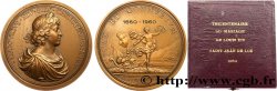 LOUIS XIV THE SUN KING Médaille, Tricentenaire du mariage du roi