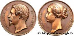 SECONDO IMPERO FRANCESE Médaille, Couple impérial