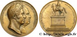 CARLO X Médaille, Rétablissement de la statue équestre de Louis XIV à Lyon