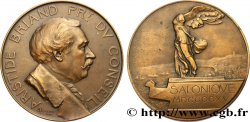 TROISIÈME RÉPUBLIQUE Médaille, Aristide Briand et Salonique