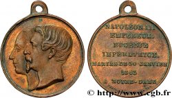 AMOUR ET MARIAGE Médaillette, Mariage de Napoléon III et d’Eugénie