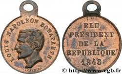DEUXIÈME RÉPUBLIQUE Médaillette, Élection du président Louis Napoléon Bonaparte