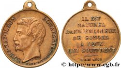 DEUXIÈME RÉPUBLIQUE Médaillette, Souvenir de la captivité de Louis Napoléon Bonaparte