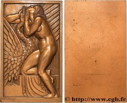 ART, PAINTING AND SCULPTURE Plaque, Léda et le cygne, refrappe