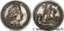 LOUIS XIV THE SUN KING Médaille, Victoire sur le Neckar, Combat de Ladenburg, refrappe