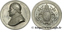ITALIEN - KIRCHENSTAAT - PIE IX. Giovanni Maria Mastai Ferretti) Médaille, Jubilé épiscopal du pontife fVZ