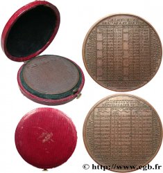 LA CONVENTION Médaille, Almanach