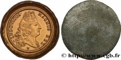LOUIS XIV THE SUN KING Empreinte uniface en plomb, Louis XIV
