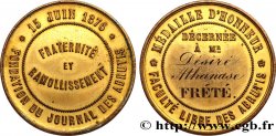 DRITTE FRANZOSISCHE REPUBLIK Médaille d’honneur, Faculté libre des abrutis