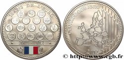 FUNFTE FRANZOSISCHE REPUBLIK Médaille, Essai, 10 ans de l’Euro
