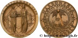 FRANC - MAÇONNERIE Médaille, Centenaire du Grand Orient d’Italie