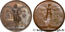 SECONDO IMPERO FRANCESE Médaille, tirage uniface du revers, télégraphie électrique