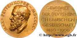SCIENCES & SCIENTIFIQUES Médaille, Max Joseph von Pettenkofer