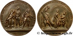 AUSTRIA - KINGDOM OF BOHEMIA - MARIA-THERESA Médaille satyrique - Humiliation de Marie-Thérèse par Frédéric II
