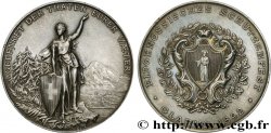 SUISSE - CONFÉDÉRATION HELVÉTIQUE Médaille, Festival de tir de Glaris