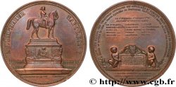 DEUXIÈME RÉPUBLIQUE Médaille, Inauguration de la statue équestre de Napoléon Ier à Lyon