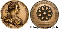 LOUIS XV THE BELOVED Médaille, Académie Royale de Villefranche