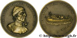 FAMOUS FIGURES Médaille, Commandant Cousteau, la Calypso