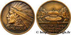 TROISIÈME RÉPUBLIQUE Médaille, Exposition Coloniale Internationale - Amérique