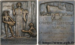 PROVISORY GOVERNEMENT OF THE FRENCH REPUBLIC - INDOCHINE Plaquette, Chambre de commerce de Saïgon XF