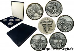 FUNFTE FRANZOSISCHE REPUBLIK Médaille, Débarquement de Normandie, lot de 5 ex.