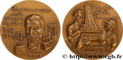 SCIENCES & SCIENTIFIQUES Médaille, Gustave Ferrié et l’inauguration officielle de la Radio depuis la Tour Eiffel