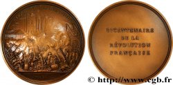 CINQUIÈME RÉPUBLIQUE Médaille, Bicentenaire de la Révolution, Siège de la Bastille