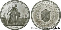 ALLEMAGNE - ROYAUME DE HANOVRE - GEORGES III D ANGLETERRE Médaille, Préliminaires de paix et commerce