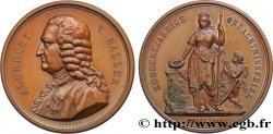 SUISSE - CANTON DE BERNE Médaille, Centenaire de la mort d’Albrecht V. Haller