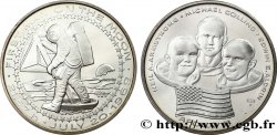 CONQUÊTE DE L ESPACE - EXPLORATION SPATIALE Médaille, Apollo 11 - le premier pas sur la Lune