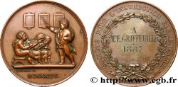 SEGUNDO IMPERIO FRANCES Médaille de récompense, Société pour l’instruction élémentaire